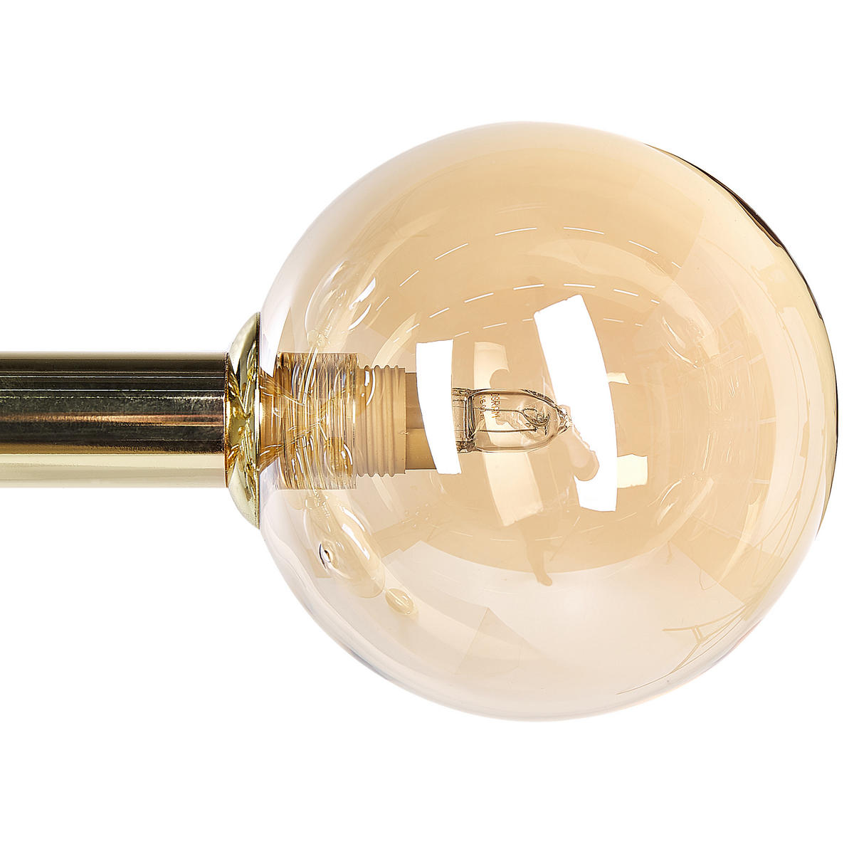 HÄNGELAMPE Ramis 34/90/68 cm - Goldfarben, Metall (34/34/68cm) - Beliani