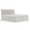 BOXSPRINGBETT Seraphine Beige 140/200 cm - Beige/Schwarz, Holz/Holzwerkstoff (140/200cm) - Maison de Reve