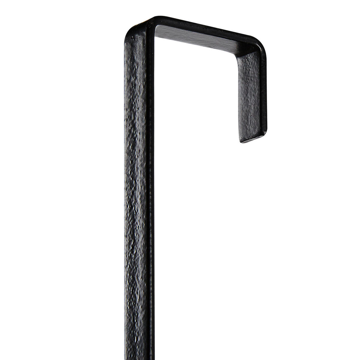 DUSCHREGAL 2 Fächer Tayasu - Schwarz, Metall (40/83/12cm) - Beliani