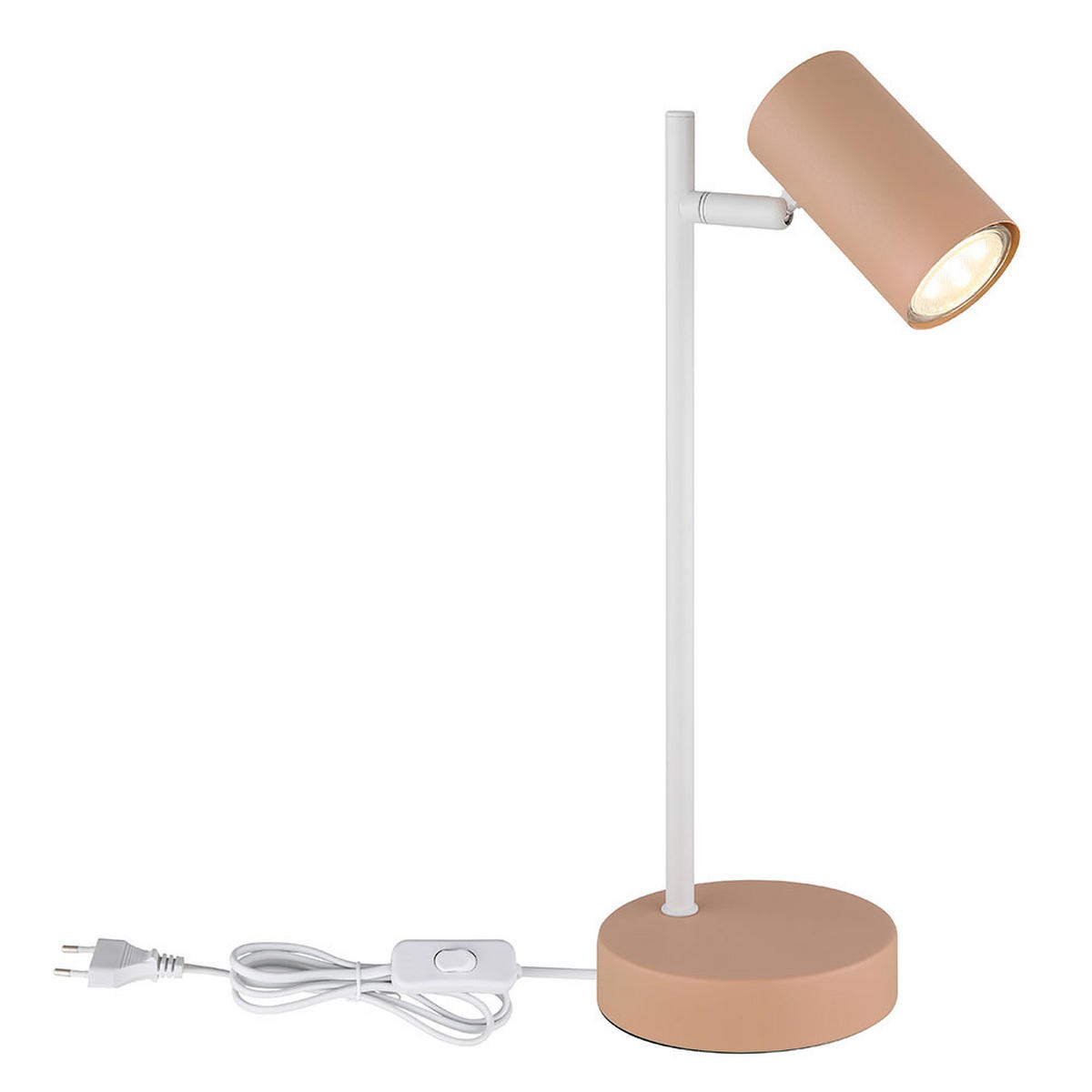 TISCHLEUCHTE ROBBY Metall Beige, Spot beweglich - Beige, Metall (13.2/12/35cm) - Globo Lighting