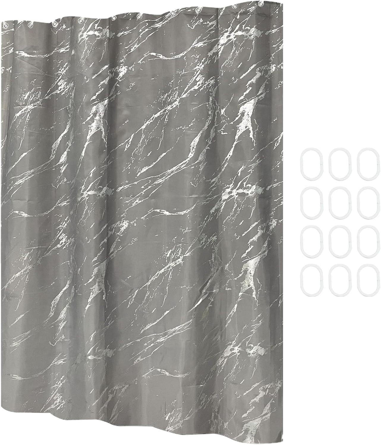 DUSCHVORHANG 180/180 cm grau - Grau, Textil (180/180cm) - Kaket