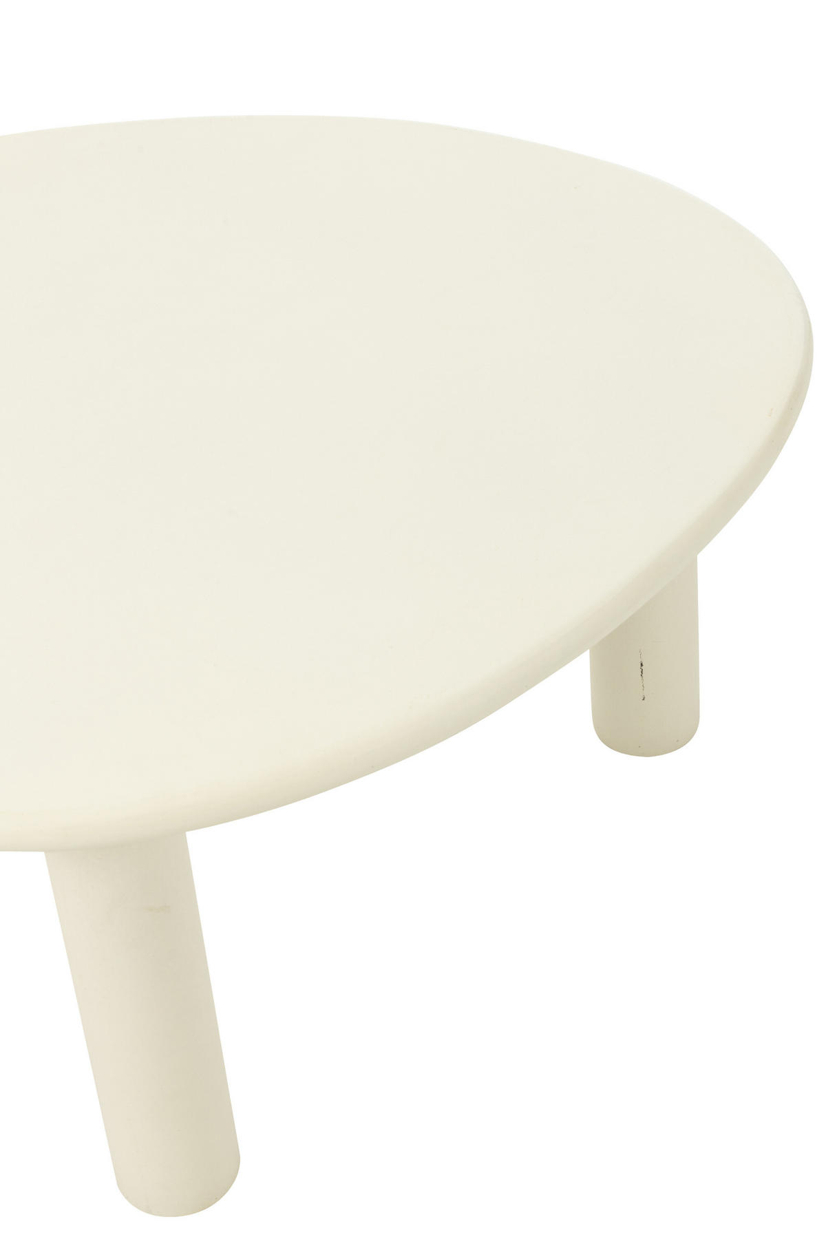 TISCH BALI – Holz – Weiß - M - Weiß, Holz (75/66/38cm) - J-Line