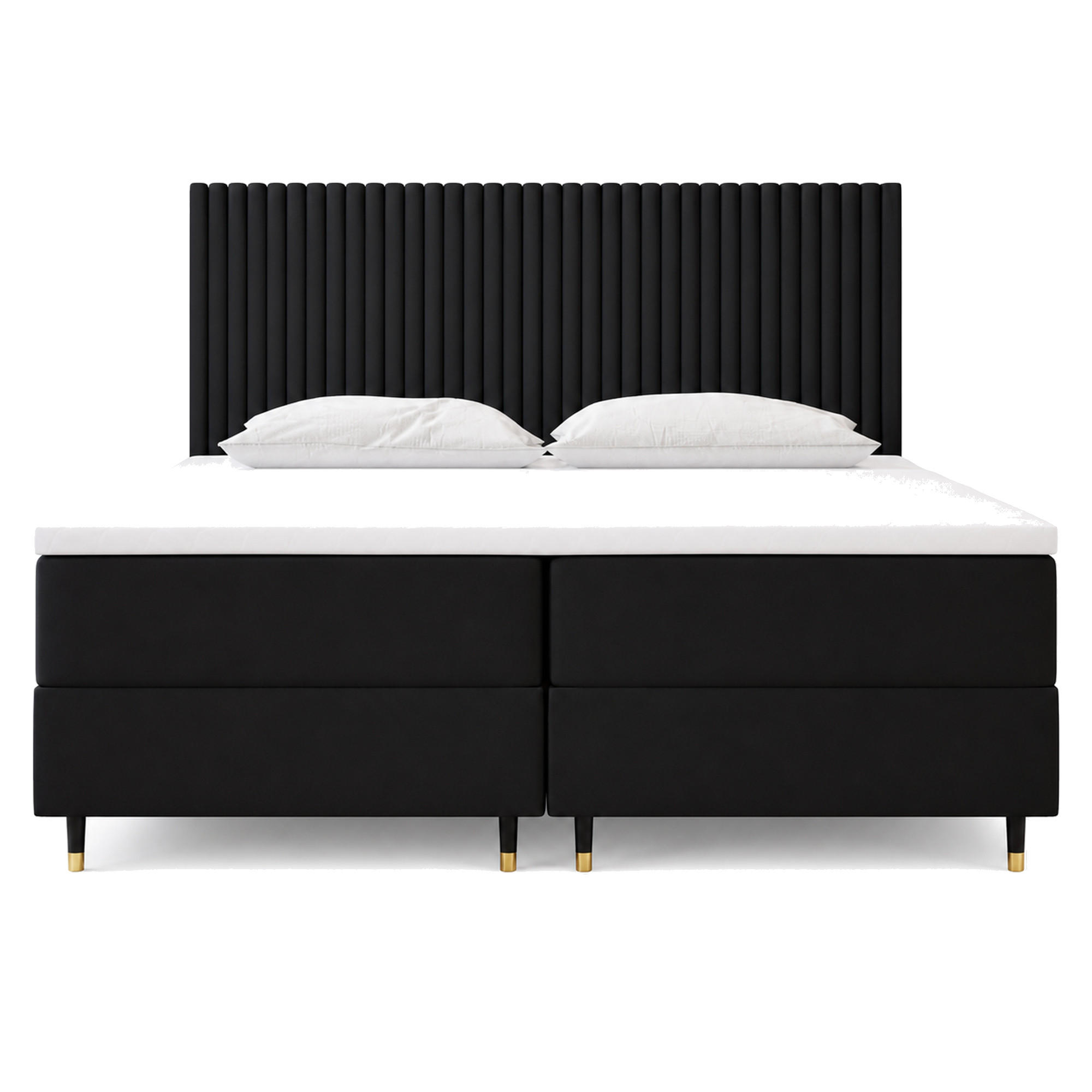 Trada Boxbett Schwarz 140x200 cm