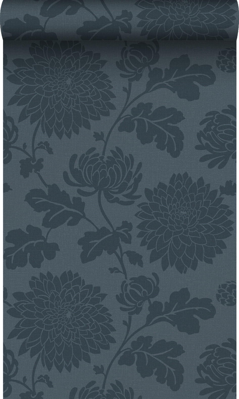 TAPETE Blumen 50 x 900 cm - Blau, Papier (50/900cm) - Origin Wallcoverings