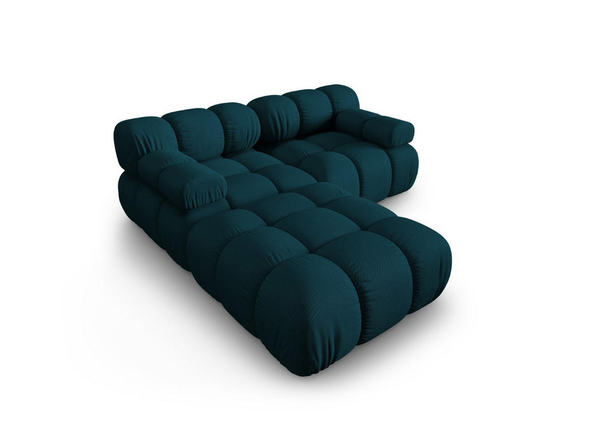 SOFA modular Bellis aus 3D-Stoff marineblau 3 Sitzplätze - Blau, Textil (188/70/188cm) - Micadoni
