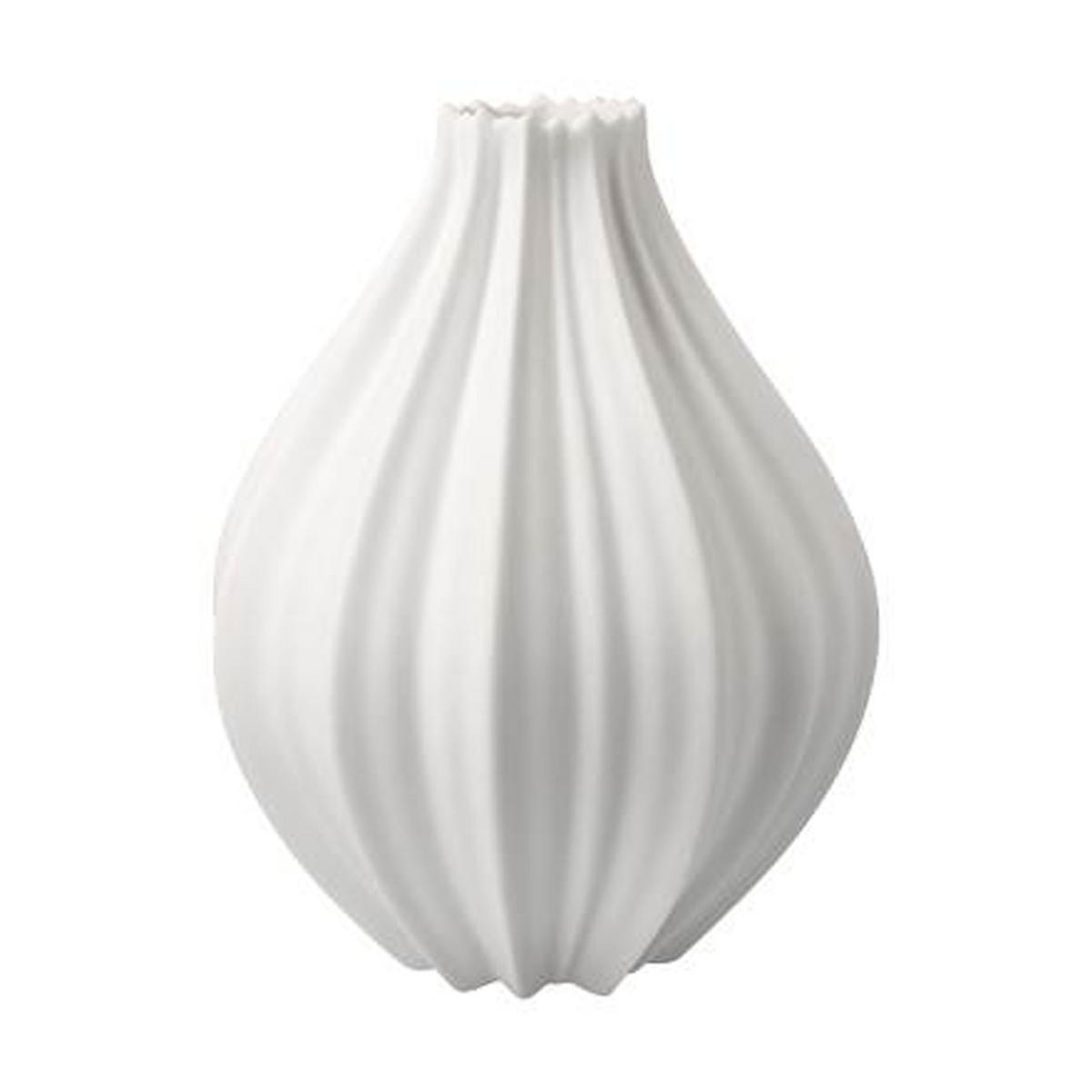 VASE Bahar, Biskuit-Porzellan, weiß, H 18 cm - Weiß, Keramik (18cm) - Goebel