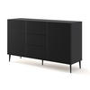 SIDEBOARD SCHWARZ - Schwarz, Holzwerkstoff (150/87/42cm) - FURNLUX