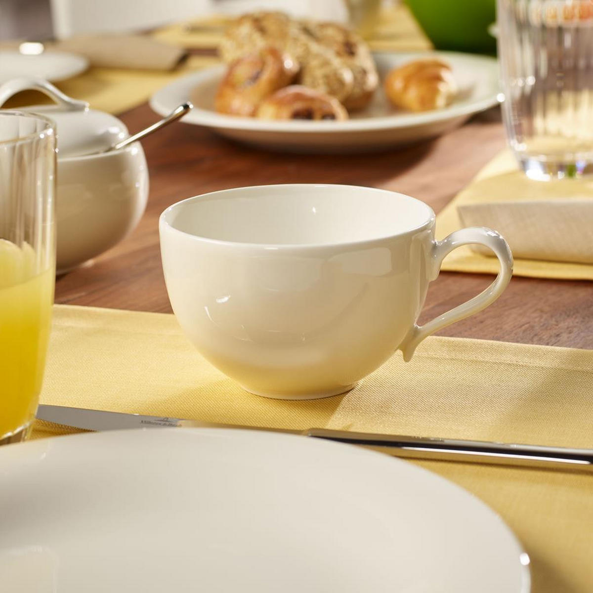 CAPPUCCINOTASSEN New Cottage Basic weiß 290 ml 6er Set - Weiß, Keramik (0.29L) - Villeroy & Boch