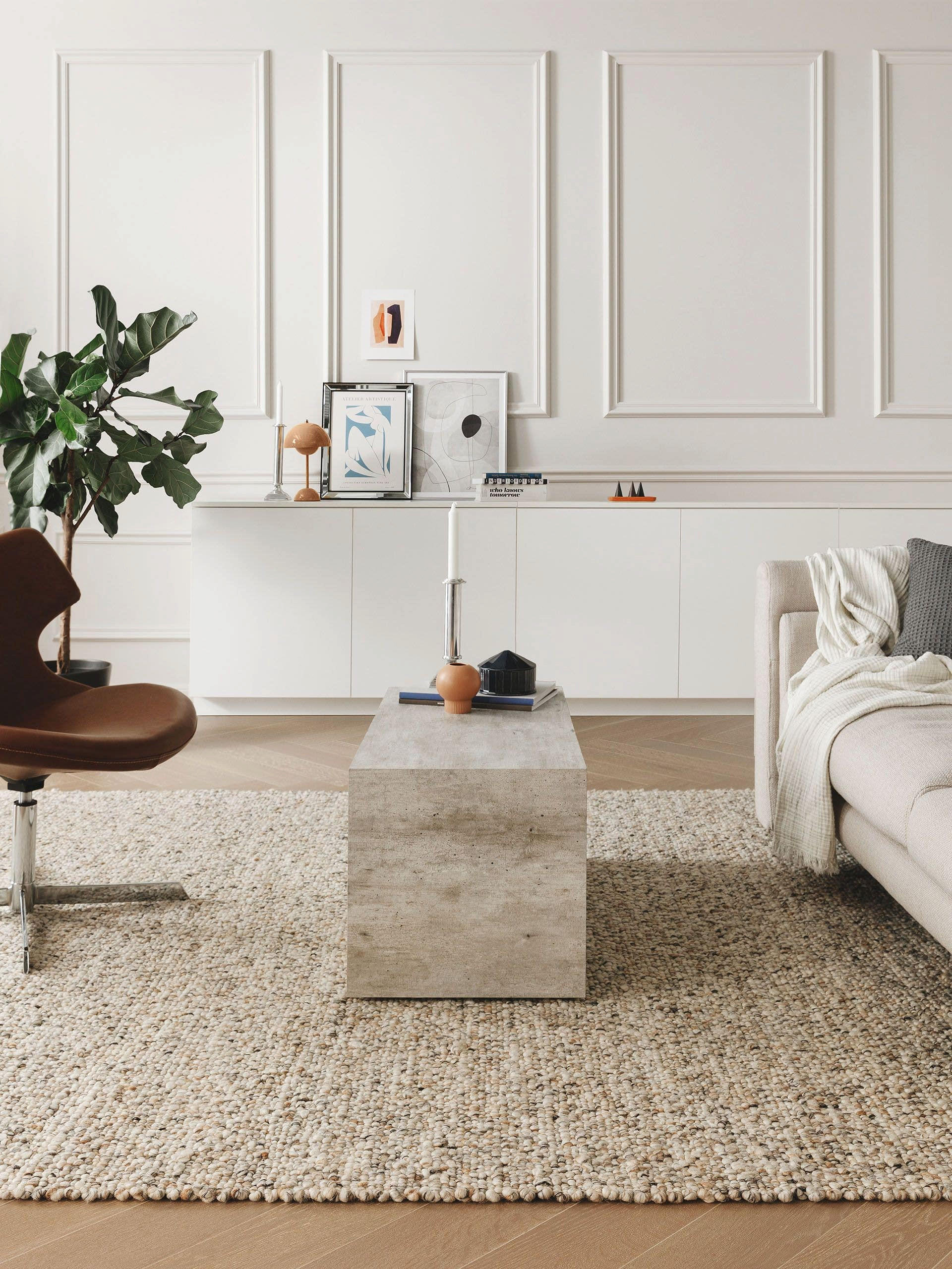 Thumbnail - benuta Pure Wollteppich, Mehrfarbig, Textil, Rechteckig, 120x170 cm, Oeko-Tex® Standard 100, pflegeleicht, Teppiche & Bö...