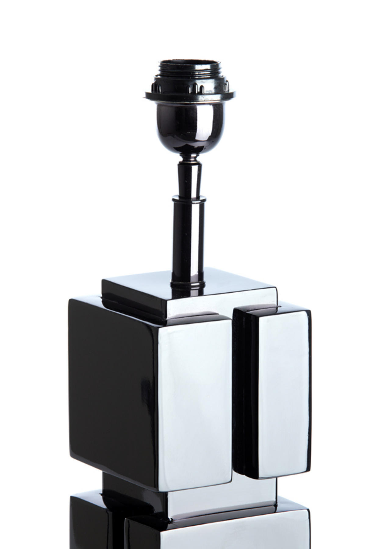 LAMPENFUSS Caio Schwarz 11/11/68 cm - Schwarz, Metall (11/11/68cm) - Light & Living