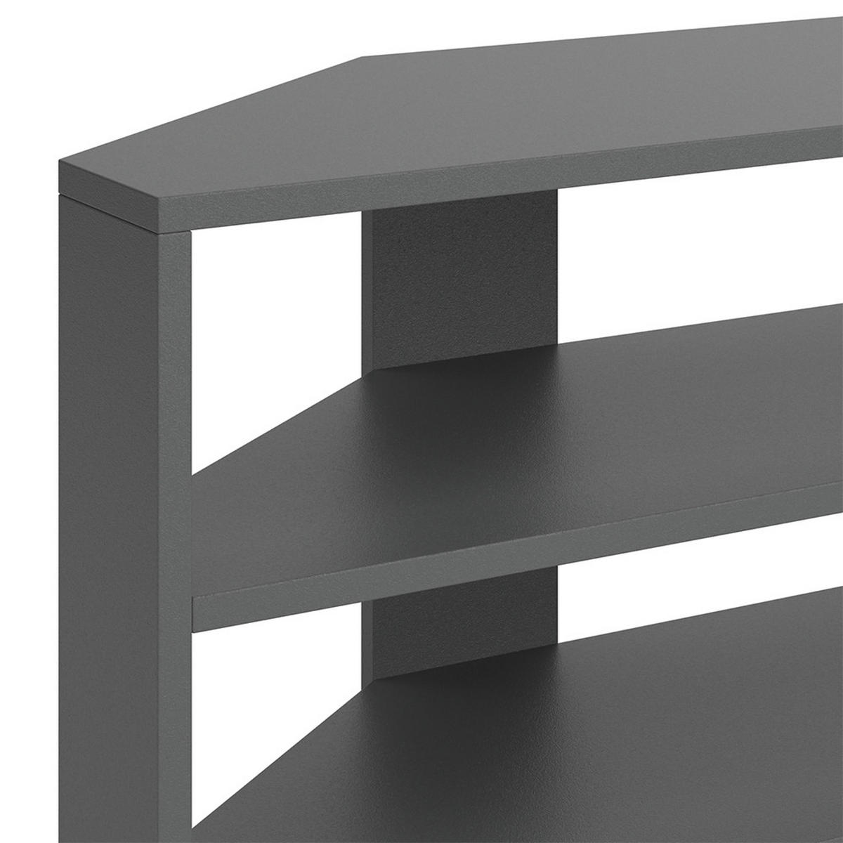 LOWBOARD Anthrazit 114 x 45 cm - Anthrazit, Holzwerkstoff (114/45/36cm) - Vicco