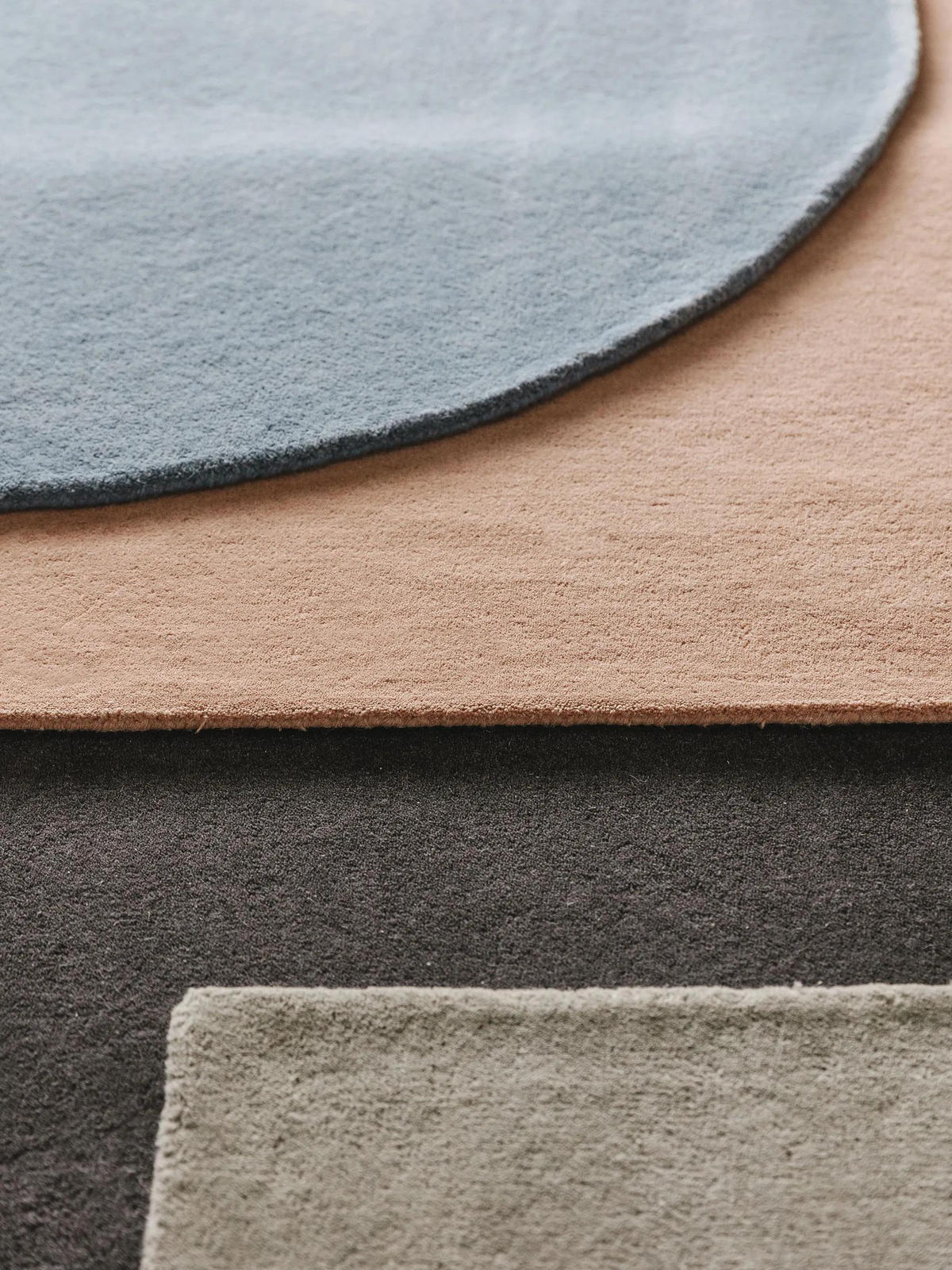 WOLLTEPPICH-LÄUFER Bent Anthrazit 70x200 cm - Anthrazit, Textil (70/200cm) - benuta Nest