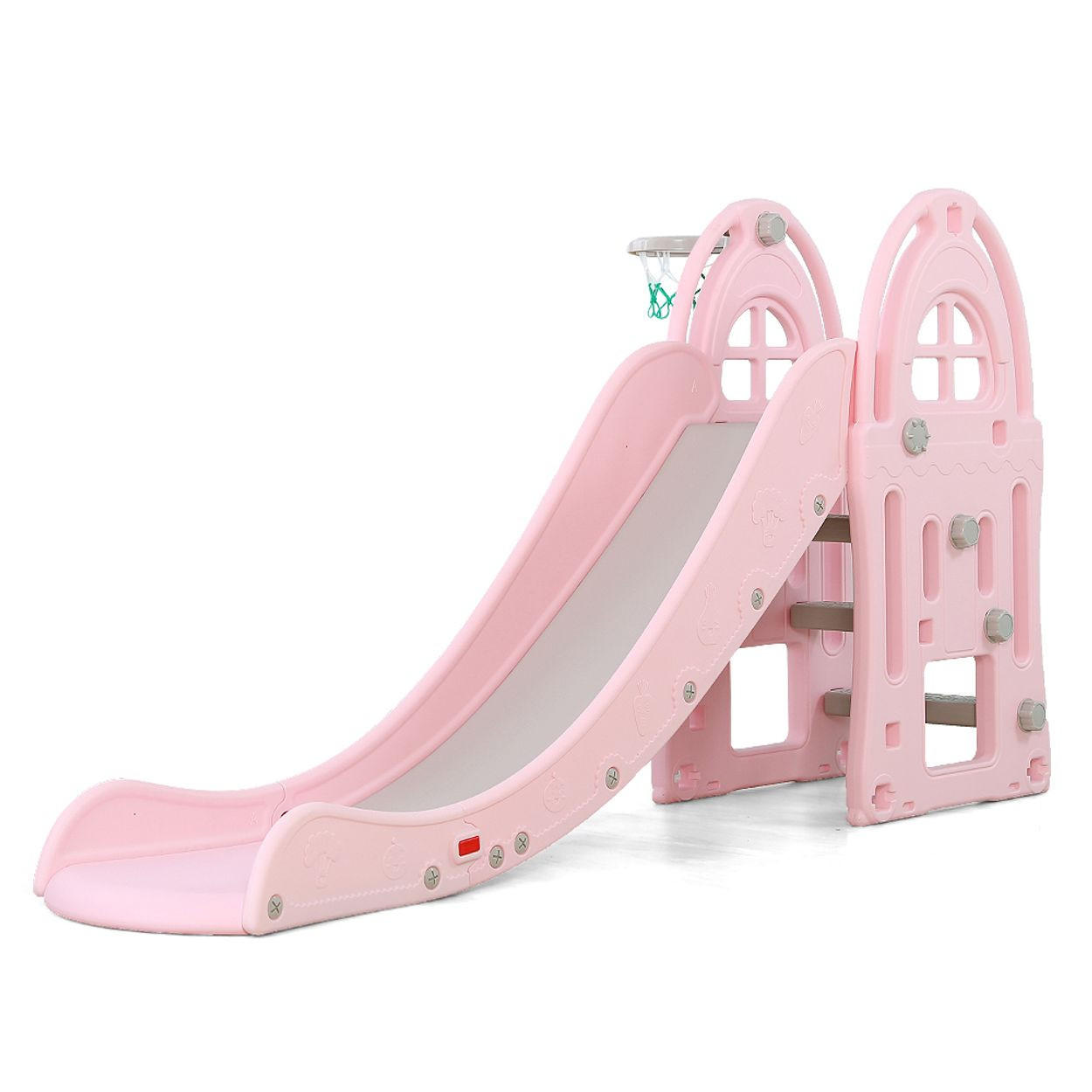 RUTSCHE Alegra 18016 rosa Basketballkorb, 172 cm Rutschlänge, bis 40 kg - Rosa, Kunststoff (70/98/185cm) - Moni