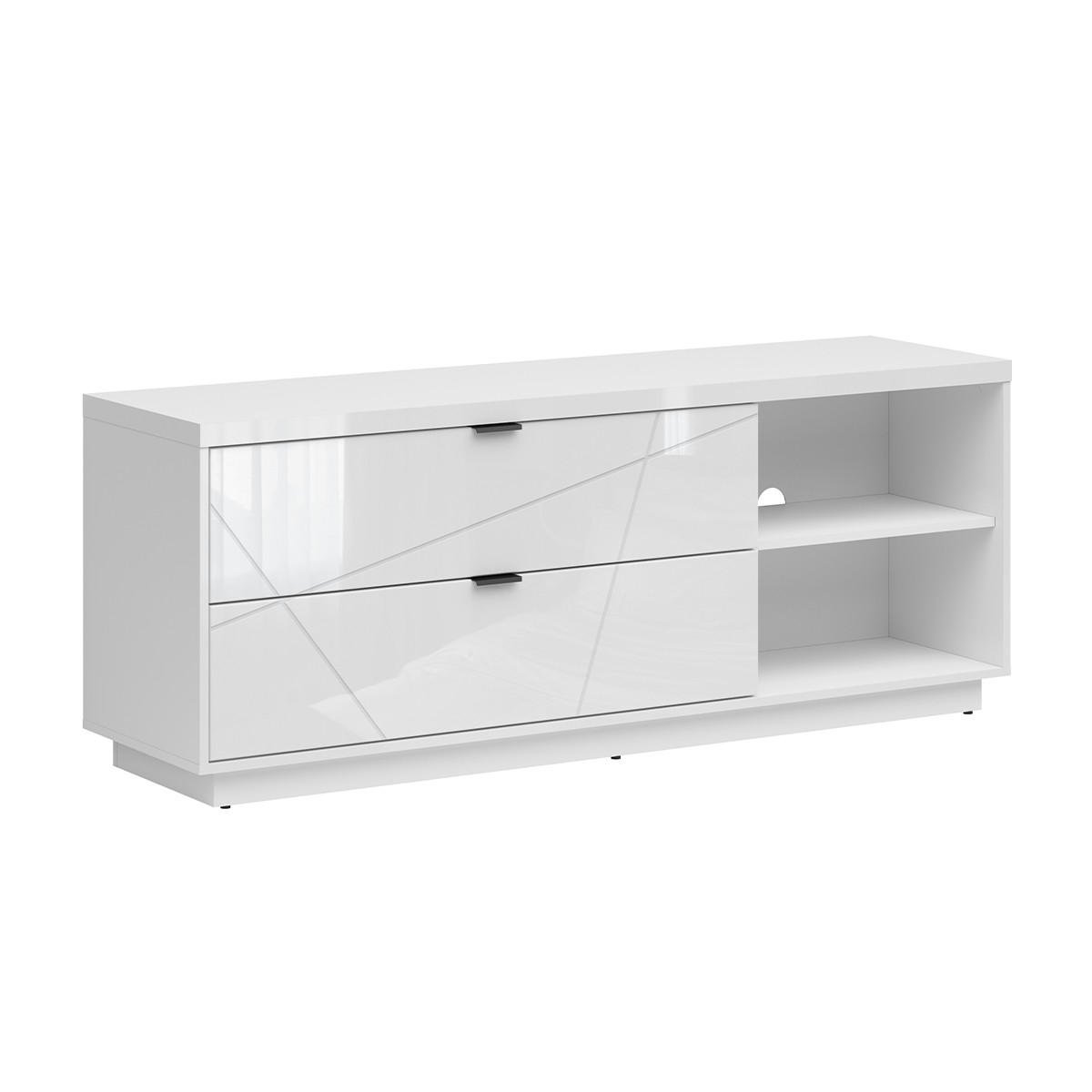 TV-MÖBEL Sven Weiß - Weiß, Holzwerkstoff (156/61/43cm) - Petits-meubles