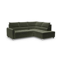 ECKSOFA Marno - Grün, Holzwerkstoff/Textil (260/200cm) - Fun Möbel