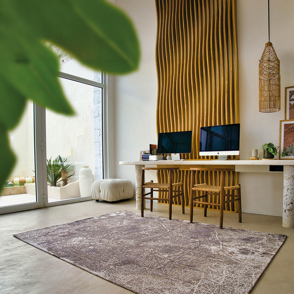 TEPPICH In-/Outdoor Flachgewebe GREY CITY Grau 240 x 340 cm - Grau, Textil (240/340cm) - Novatrend