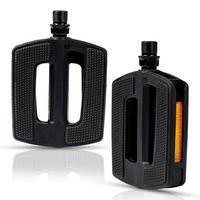 FAHRRADPEDALE City/Trekking Set inkl. Reflektoren Schwarz - Schwarz, Kunststoff (8.5/1.5/12.5cm)