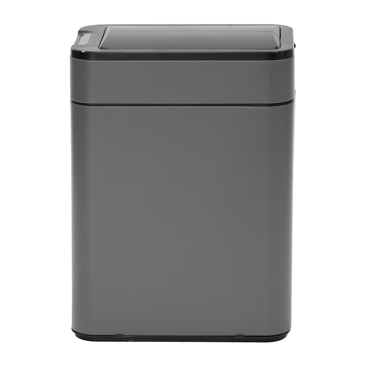 SENSORMÜLLEIMER SE50L Grau - Grau, Metall (27/54.5/40cm) - SVITA