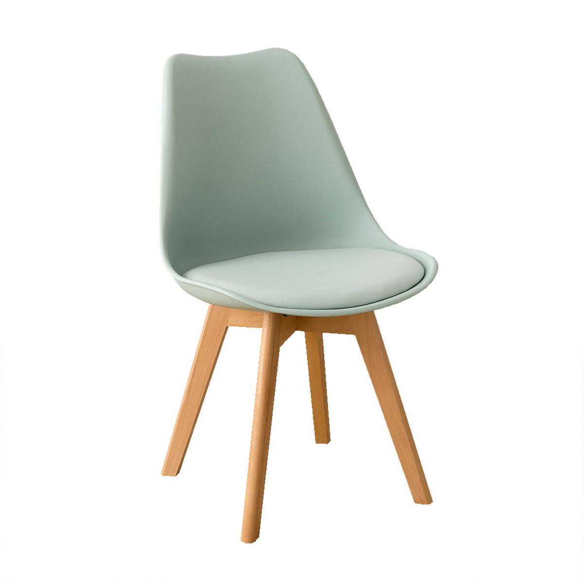 STUHL Scandinavian Grün 49 cm x 82 cm - Grün, Kunststoff (49/82/51cm) - Kenay Home