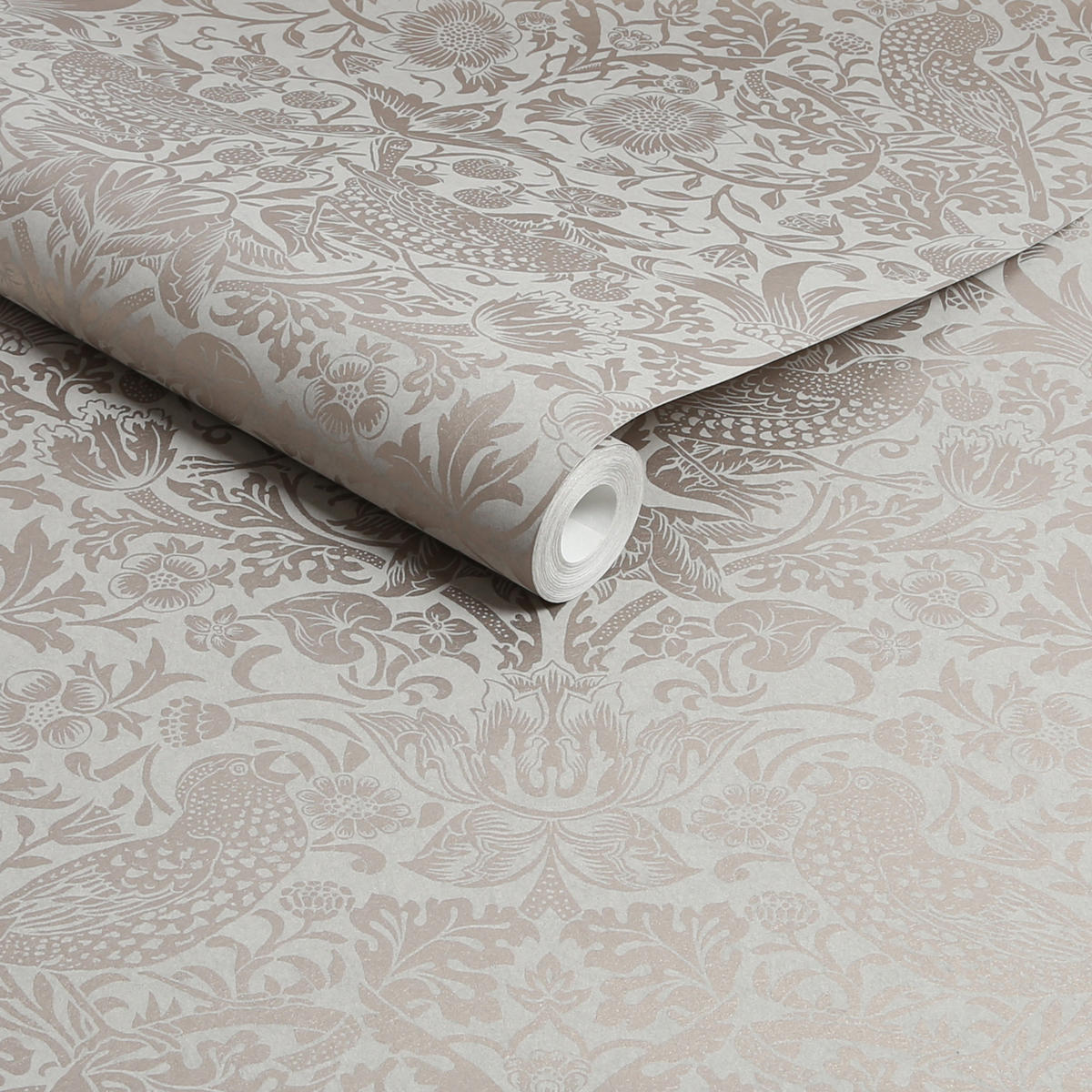 VLIESTAPETE Erdbeerdieb Faserig Neutral - Beige, Papier/Kunststoff (52/1000cm) - Graham & Brown