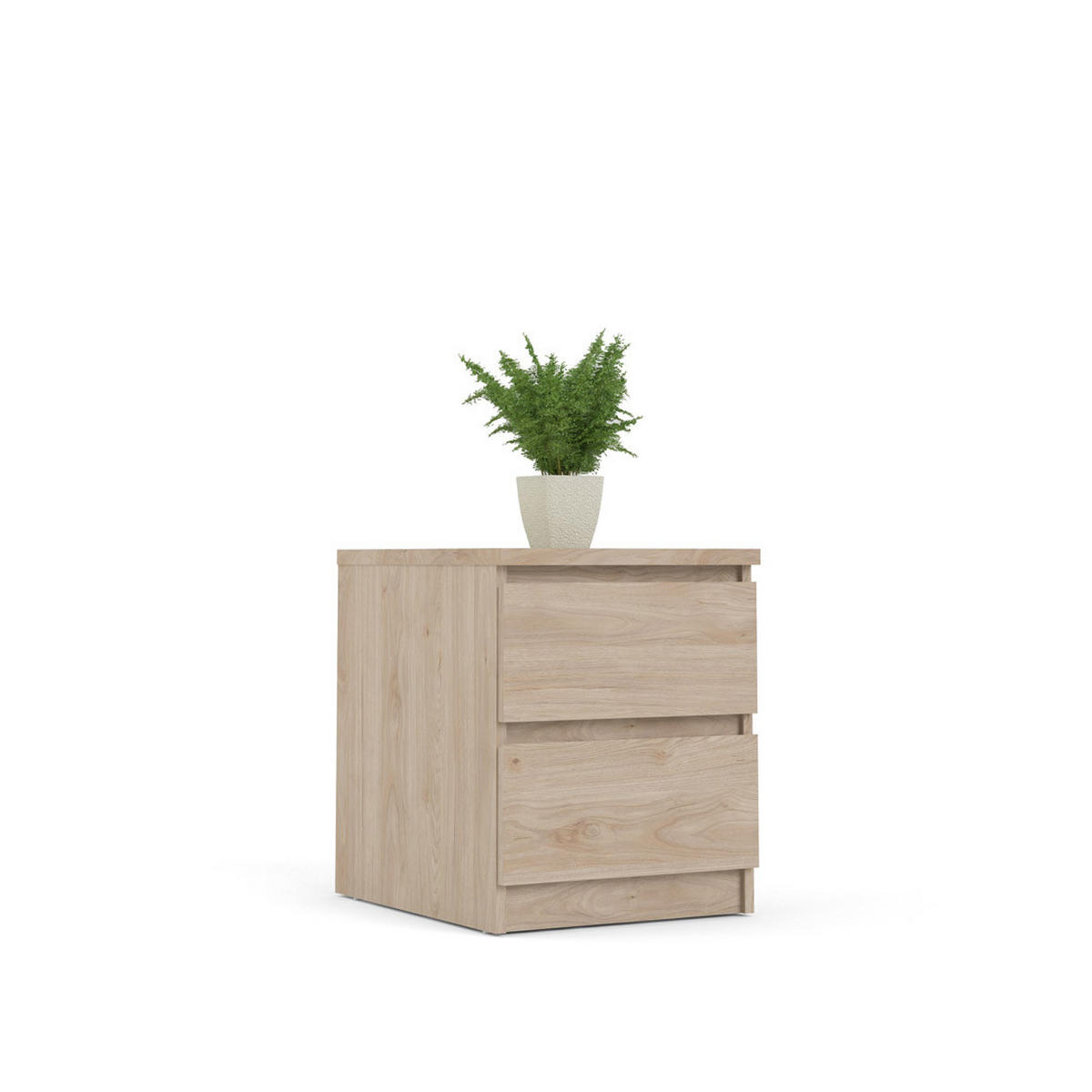 NACHTSCHRANK Hickory - Braun, Holzwerkstoff (41/50/50cm) - ebuy24