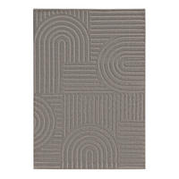 TEPPICH Leo Hellgrau 160x230 cm - Hellgrau, Kunststoff (160/230cm) - benuta