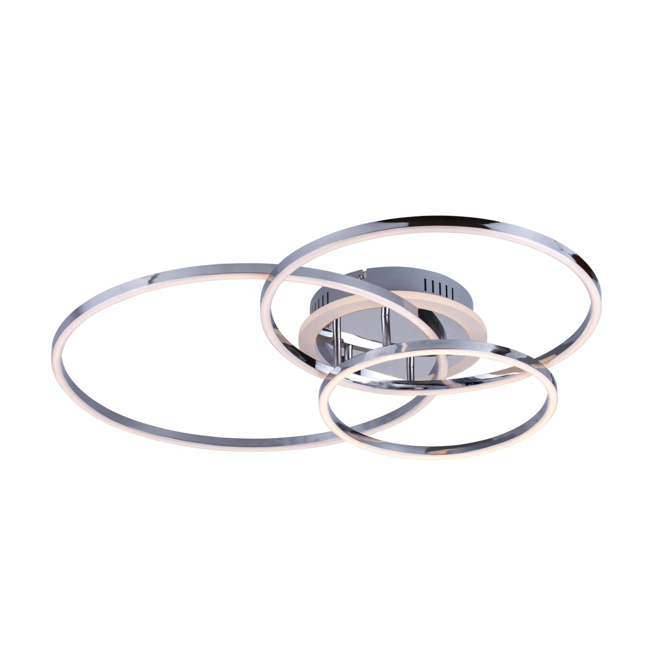 DECKENLEUCHTE Paciano, Silber/Chrom, 72cm - Chromfarben, Metall (72/55/10.1cm) - KOSILUM