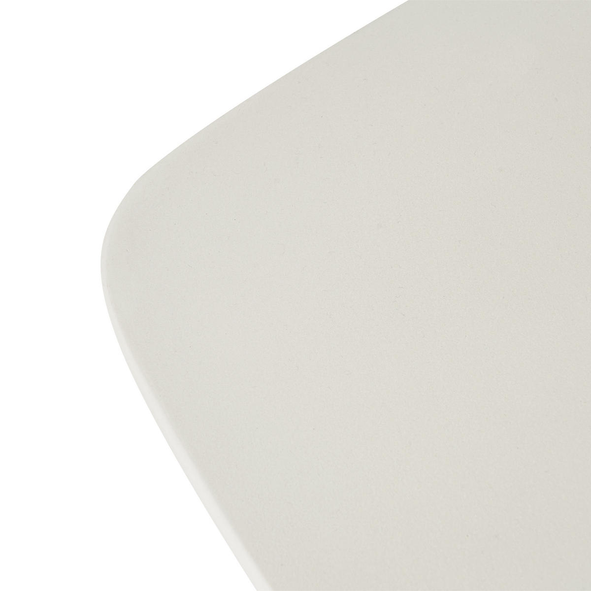 BEISTELLTISCH HORIZON 40/40/51 cm Beton, Weiß quadratisch - Weiß, Naturmaterialien (40/40/51cm) - Elementi