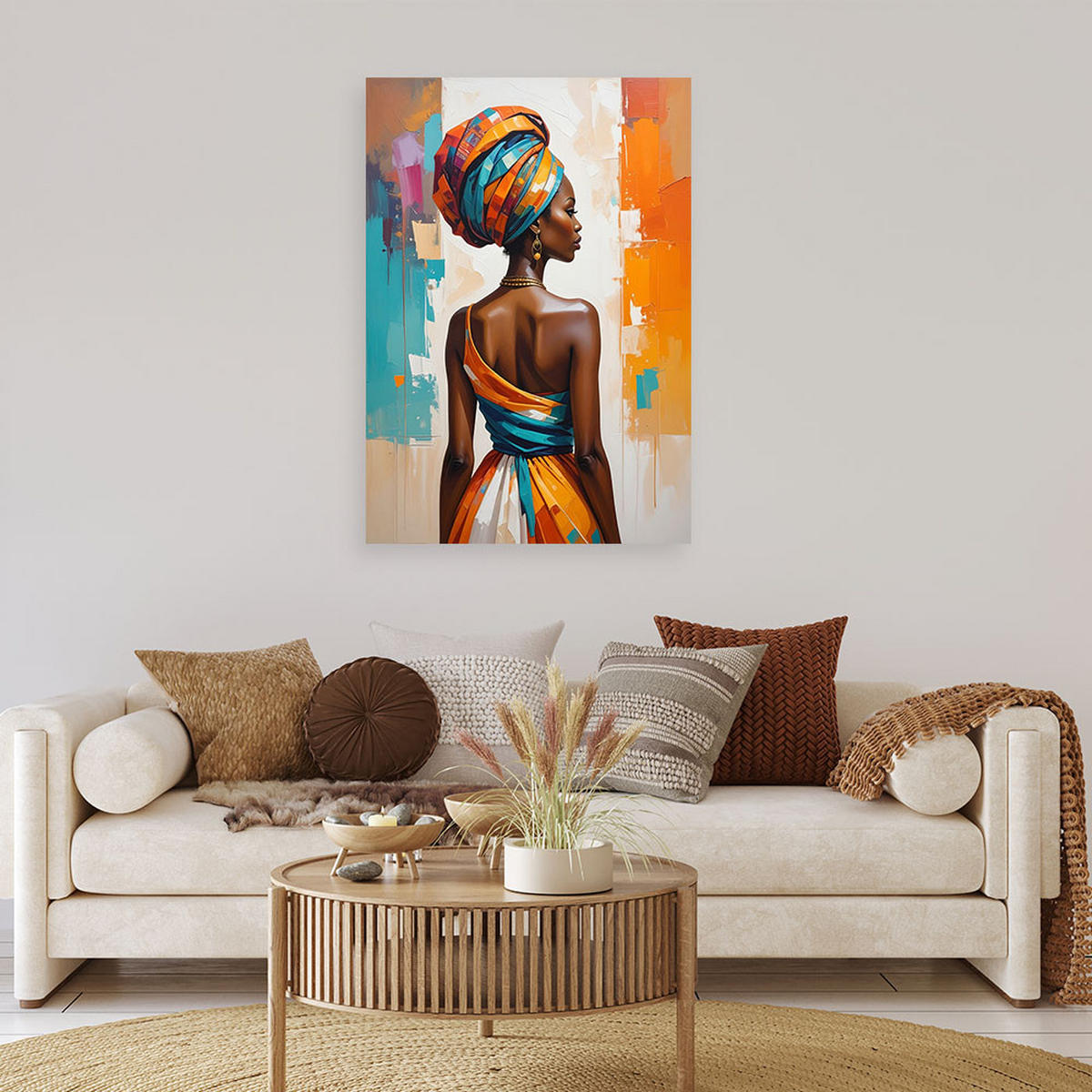 LEINWANDBILD Menschen & Charaktere 80x120cm - Multicolor, Textil (80/120cm) - Feeby