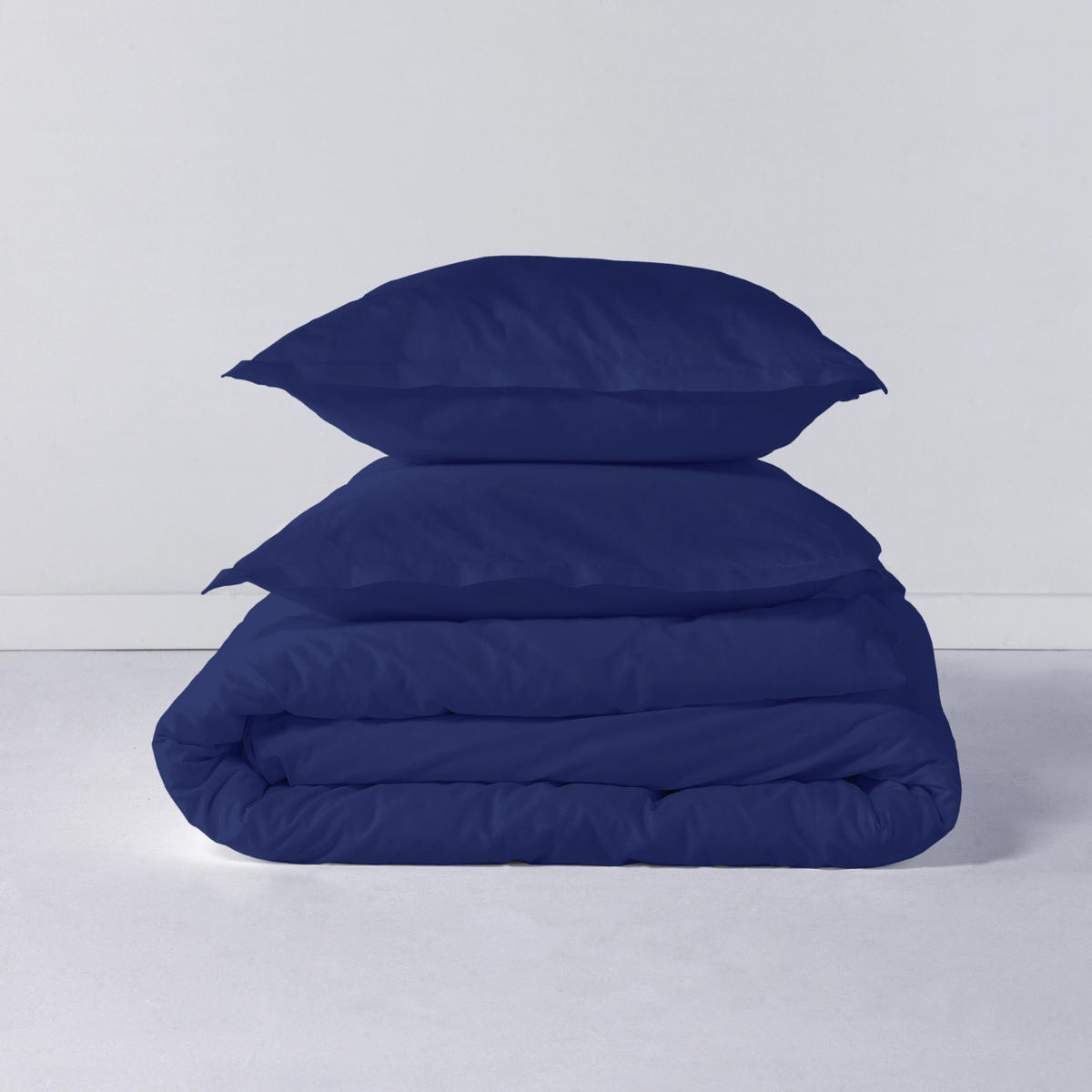 BETTBEZUG basic 260x240 cm (übergrösse) dunkelblau - Blau, Textil (260/240cm) - Happy Friday