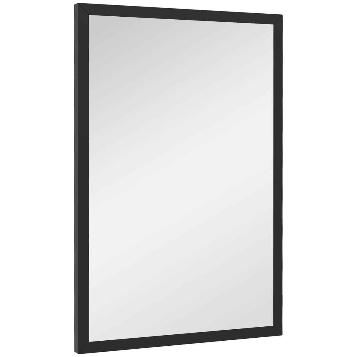 WANDSPIEGEL Schwarz 40/60 cm - Schwarz, Glas (40/60/2cm) - PANGIVO