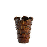 VASE Banya Braun Ø27,5/34 cm - Braun, Keramik (34cm) - Light & Living