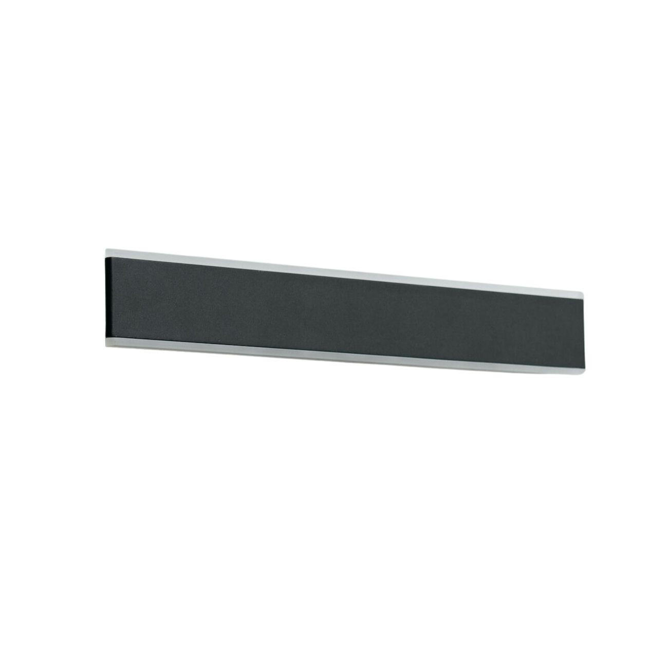 Kosilum Wandleuchte Schwarz 7.5x7.5x50 cm