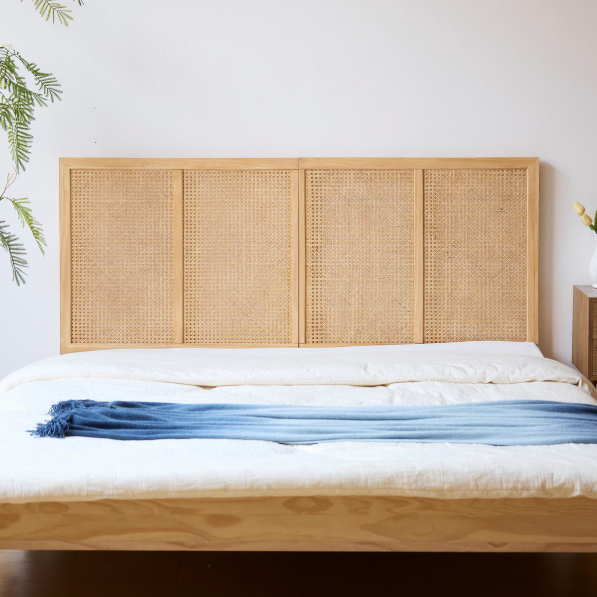 BETTKOPFTEIL Rechteckig Braun 163.5 x 3.5 x 108.5 (cm) - Braun, Holz (163.5/108.5/3.5cm) - Nordlys