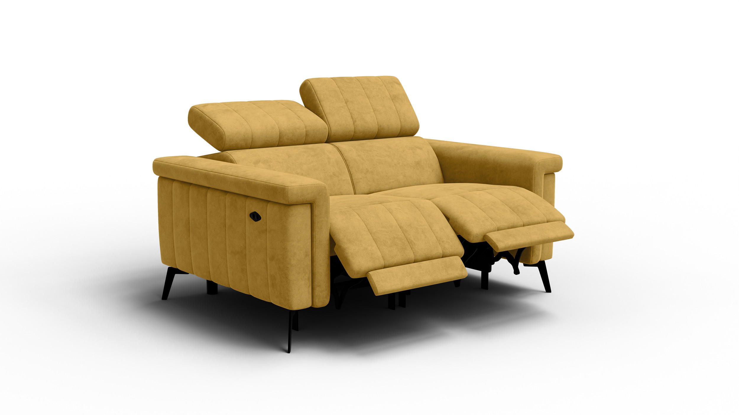 Wozimo Relaxsofa Gelb 150x80x105 cm