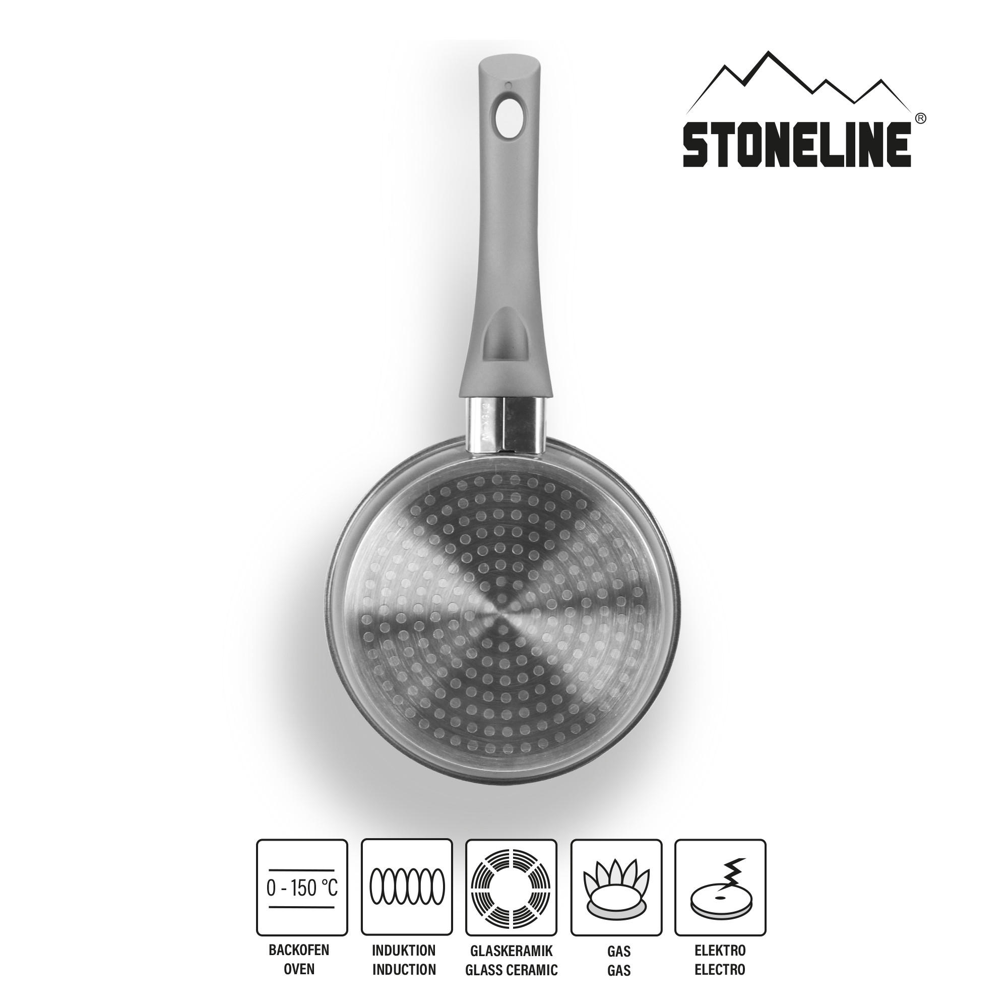 BRATPFANNE - Grau, Metall (14cm) - Stoneline