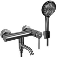 WANNENARMATUR Rea Clif Titan - Titanfarben, Metall (22/11/19cm) - REA