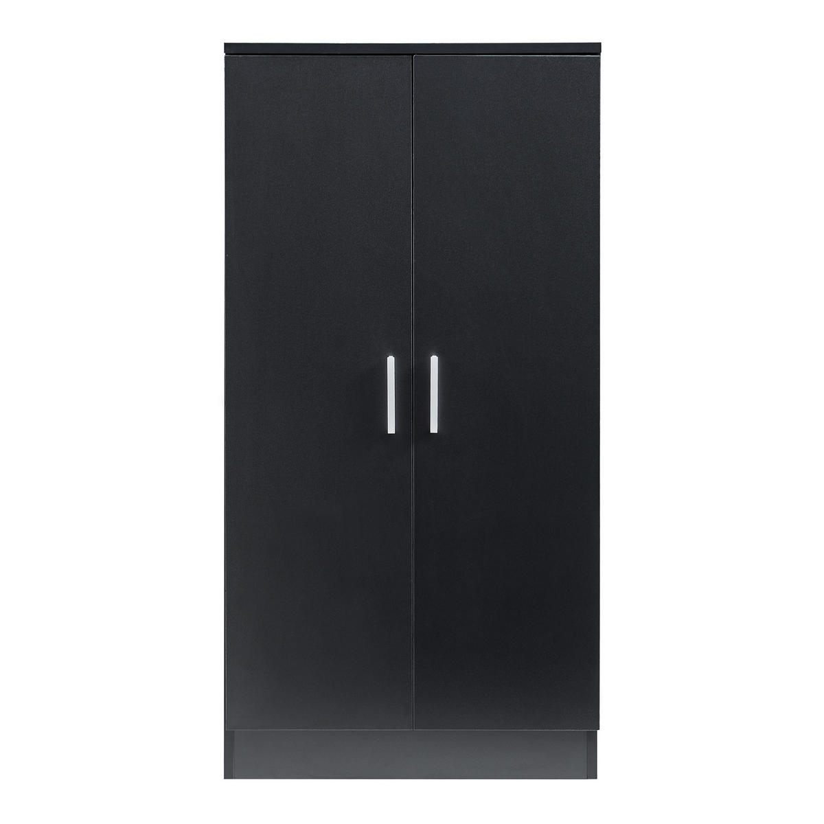 SCHUHSCHRANK Notribontaa - Schwarz, Holzwerkstoff (55/108/35cm)