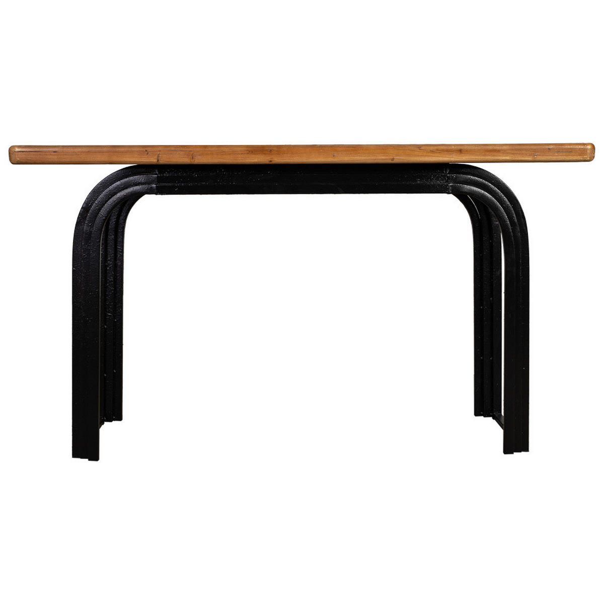 KONSOLENTISCH aus Holz, schwarz, 140x40x78cm - Schwarz, Holz (40/140/78cm) - Wanderlust