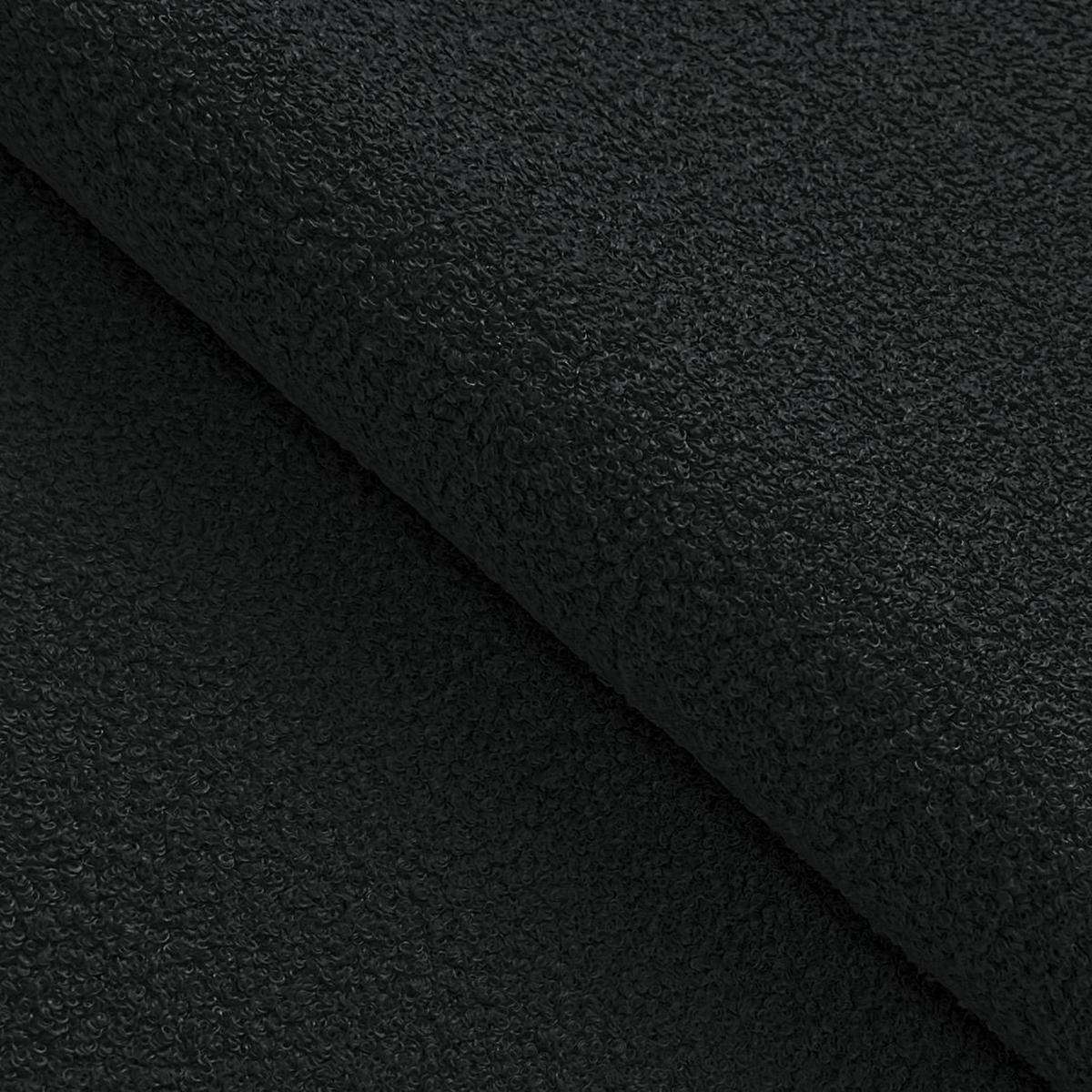 SCHLAFSOFA MILA, Sofa mit Schlaffunktion und Bettkasten, Farbe: Schwarz, Bouclé-Stoff - Schwarz, Textil (214/89/104cm) - Sepro Meble