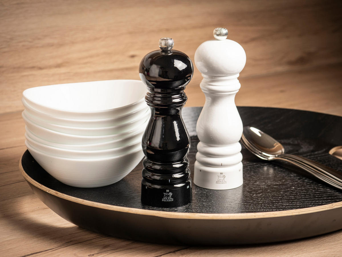 SALZMÜHLE Paris uSelect 18cm Buchenholz Weiß Zirkonia-Mahlwerk - Weiß, Holz (5.9/18/5.9cm) - PEUGEOT