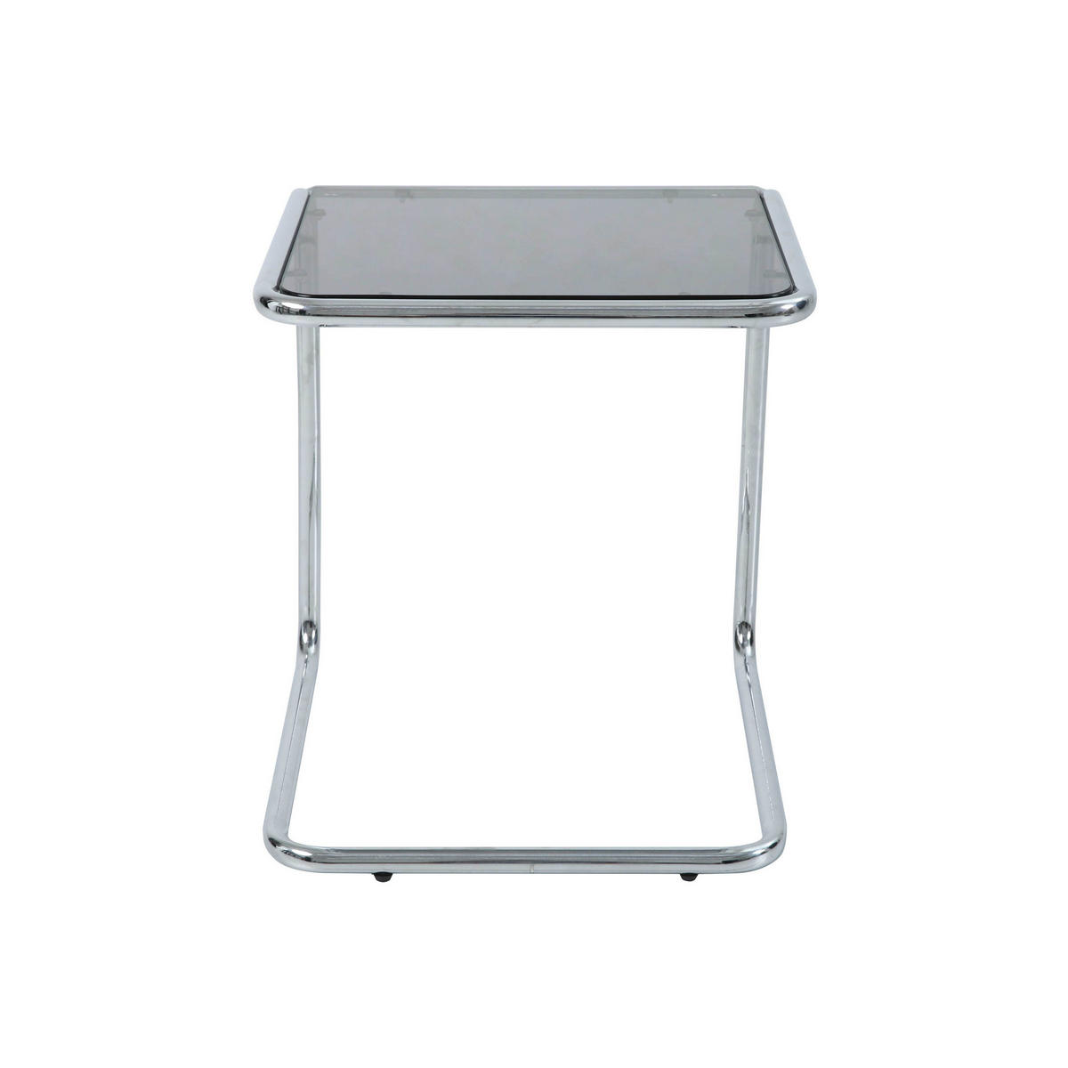 COUCHTISCH, Schwarz - Schwarz, Glas/Metall (50/50/55cm) - Oviala