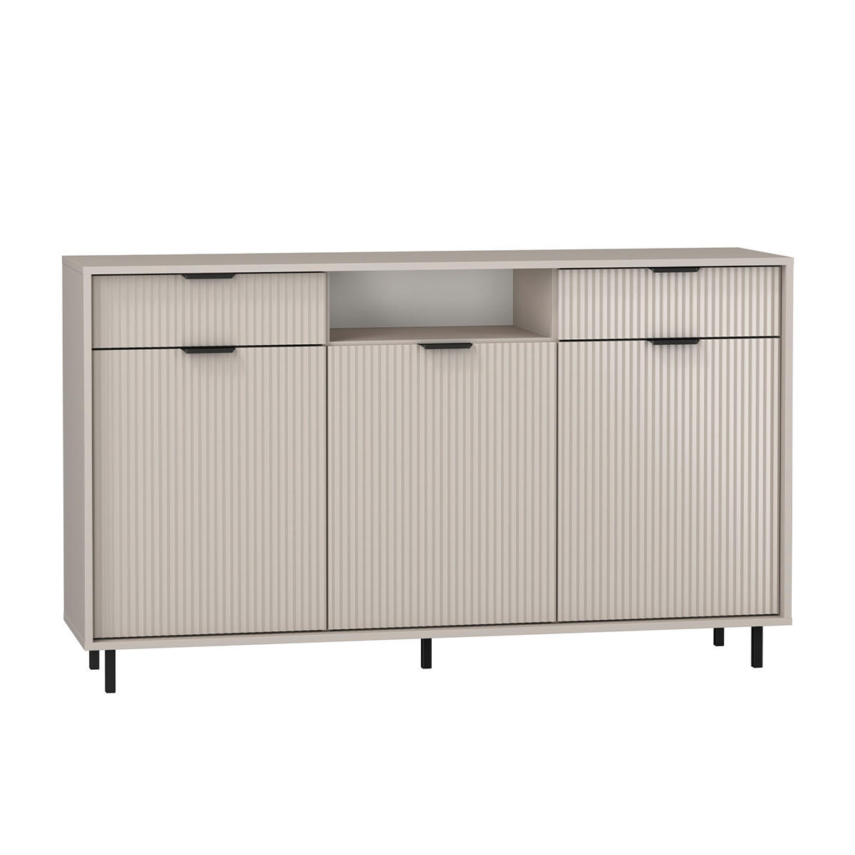 SIDEBOARD Soly Kaschmir - Beige, Holzwerkstoff (153.4/89.7/40.3cm) - Petits-meubles