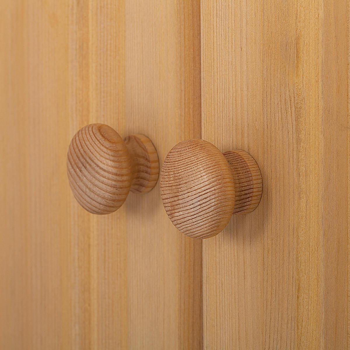 WOHWAND - Kiefer massiv - Typ B - Kieferfarben, Holz (288/223/45cm) - home24