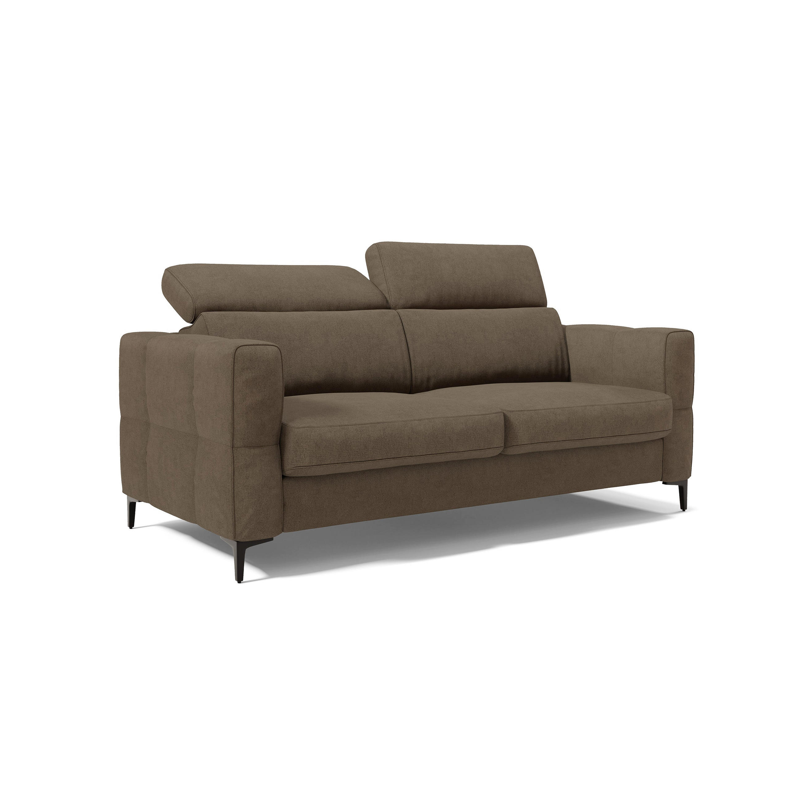 SCHLAFSOFA Gardenia - Braun, Metall (198/88/94cm) - Divani.store