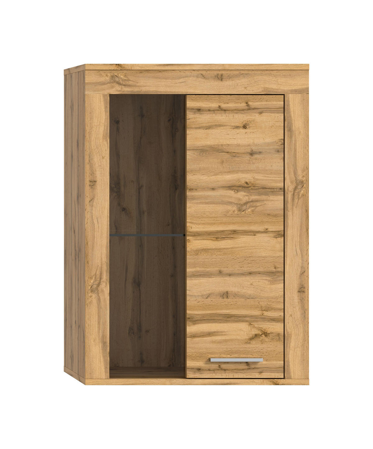 VITRINE JAM (B/H/T: ca. 60/86/35 cm) in Wotan Eiche Nachbildung/Wotan Eiche Nachbildung - Eiche Wotan, Holzwerkstoff (60/86/35cm)