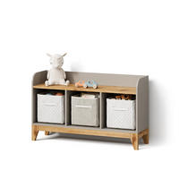 KINDERSITZBANK Mailo Cashmere/Artisan 107.2 x 63.8 cm XL mit 3 Schubladen - Kaschmir/Eiche Artisan, Holzwerkstoff (107.2/63.8/30.6cm) - Livinity®