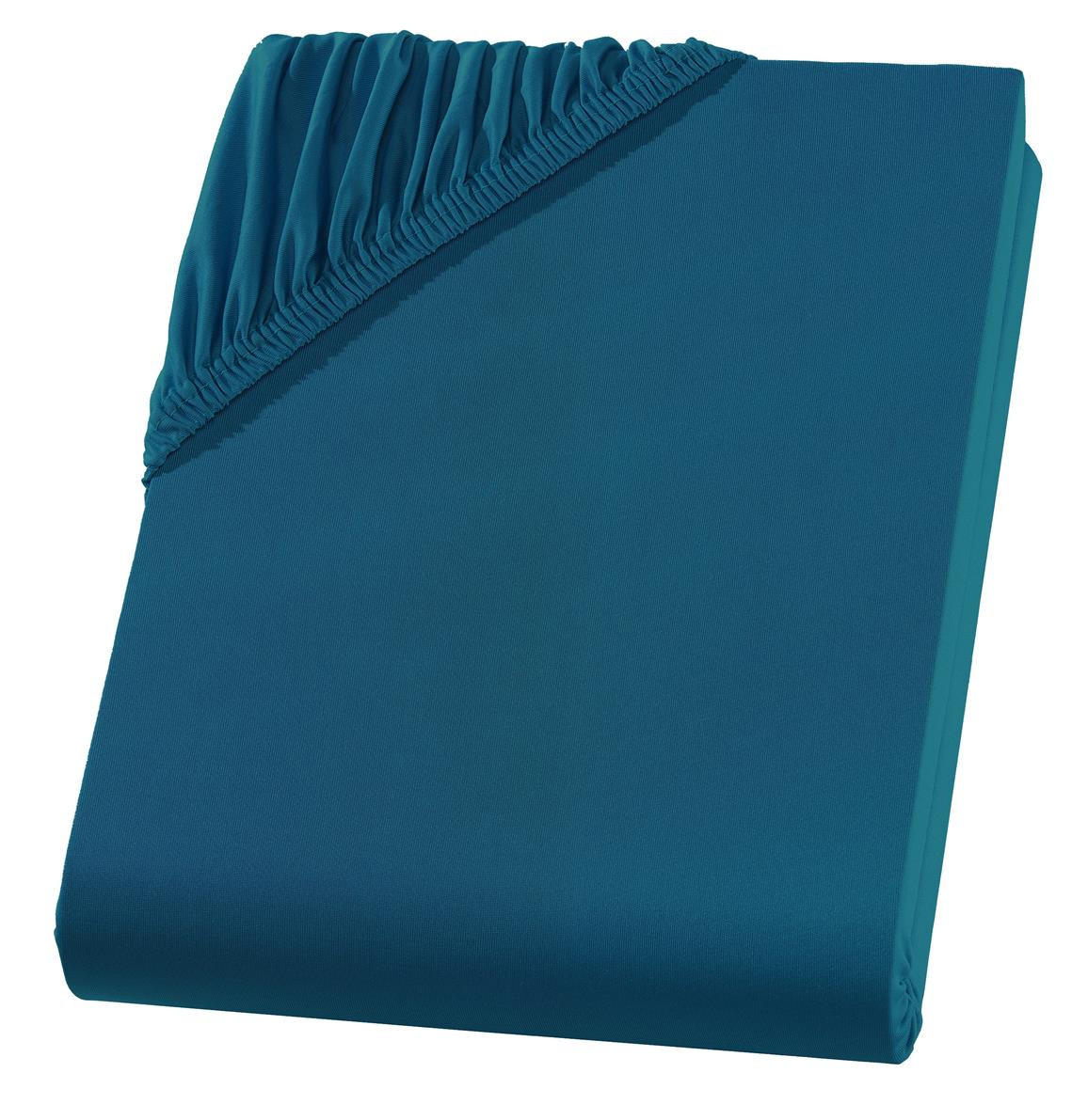 Carpe Sonno Mikrofaser-Spannbettlaken Petrol 200x200 cm