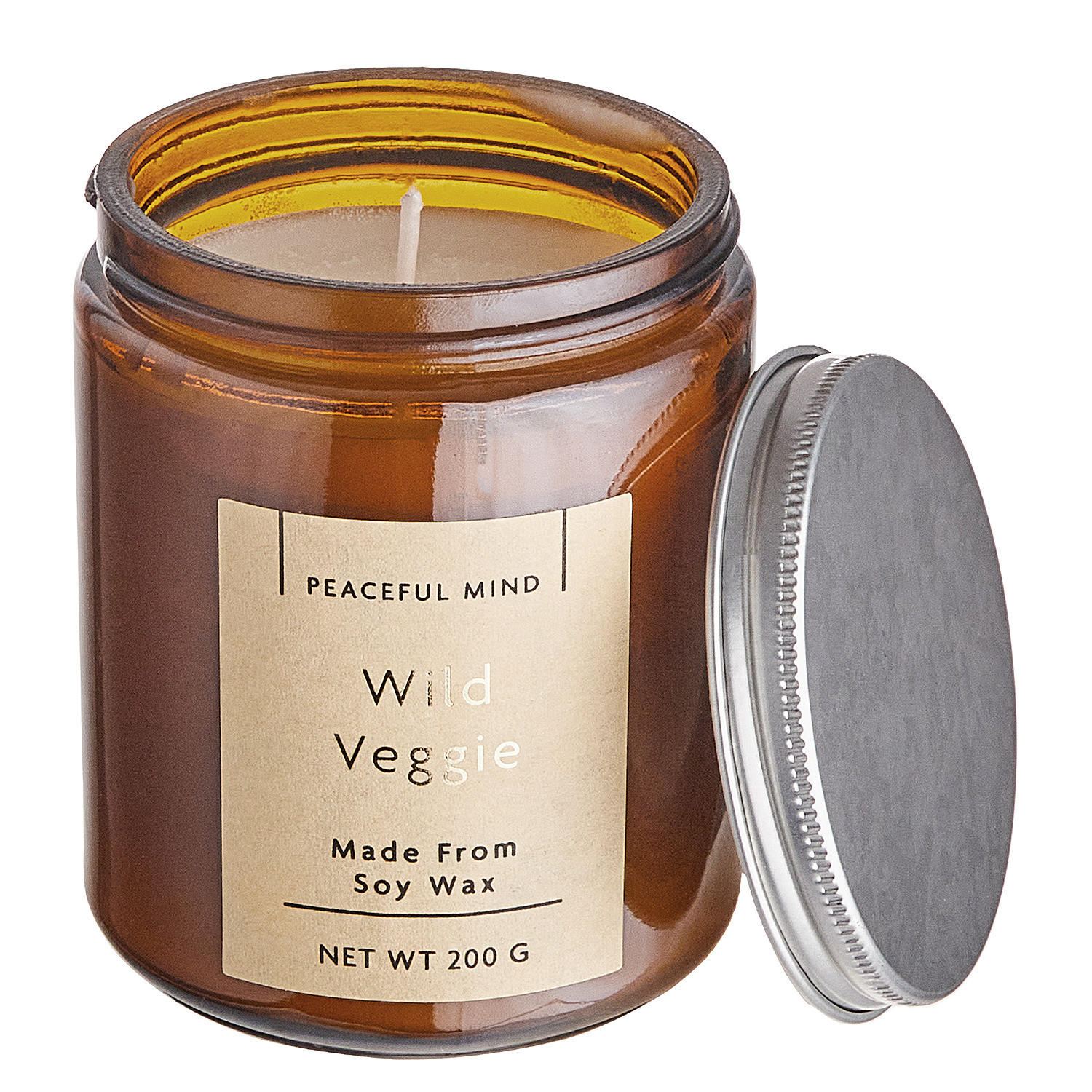 DUFTKERZE Peaceful Mind - Braun, Paraffin (8cm) - BUTLERS