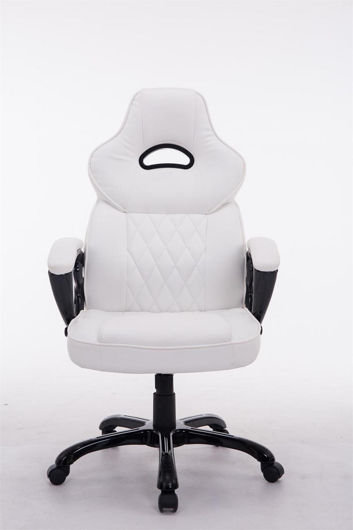 BÜROSTUHL Bigo 180, Kunstleder Weiß - Weiß, Kunststoff/Textil (66/124/72cm) - TPFLiving